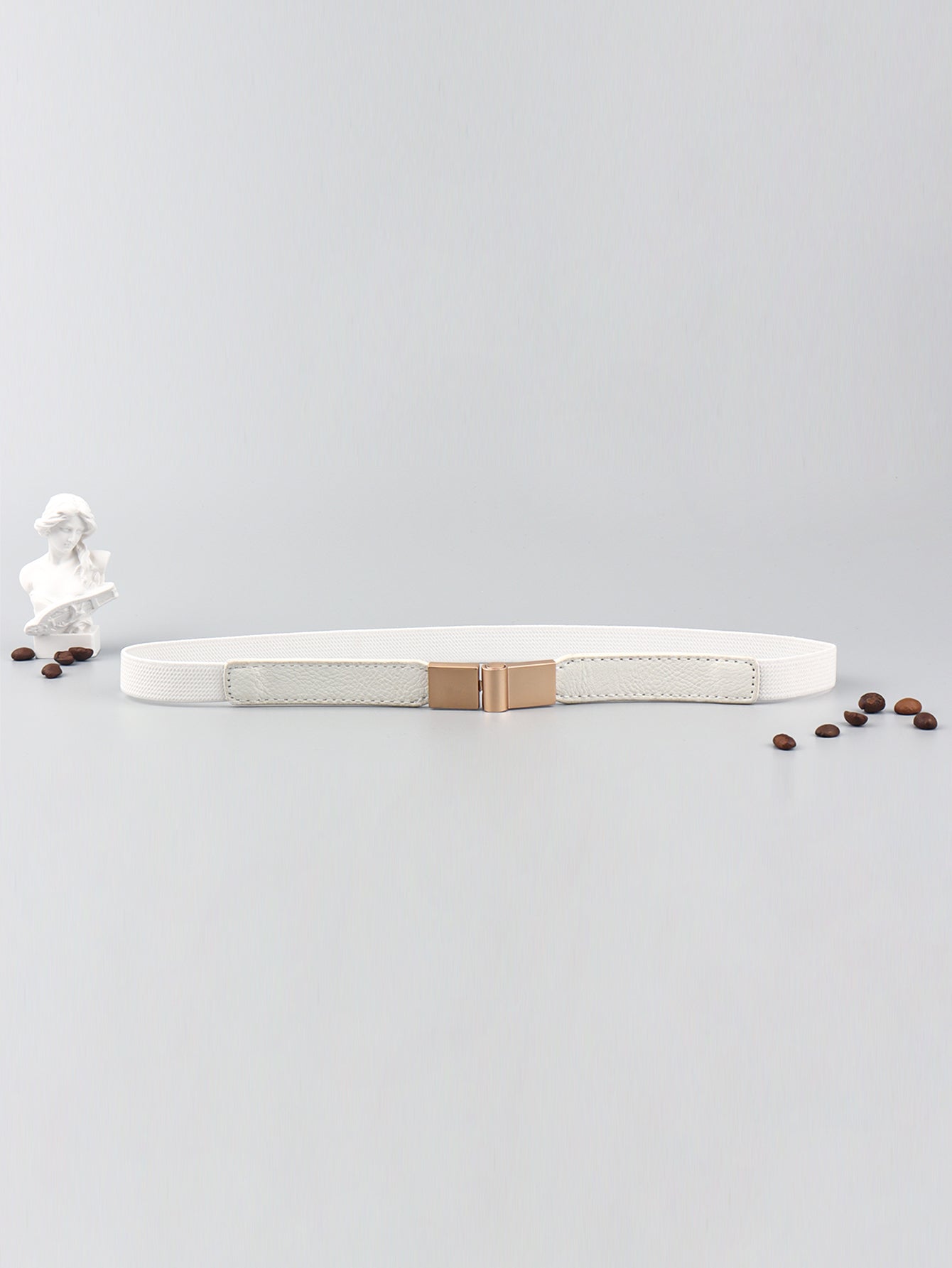 PU Elastic Skinny Belt - The Boutie Shop