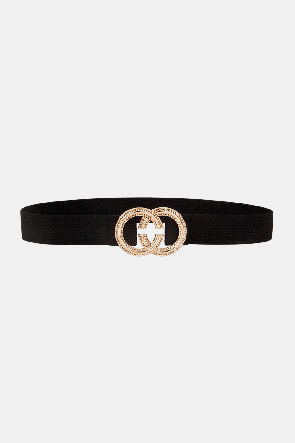 Double Hoop Buckle Elastic Belt - The Boutie Shop