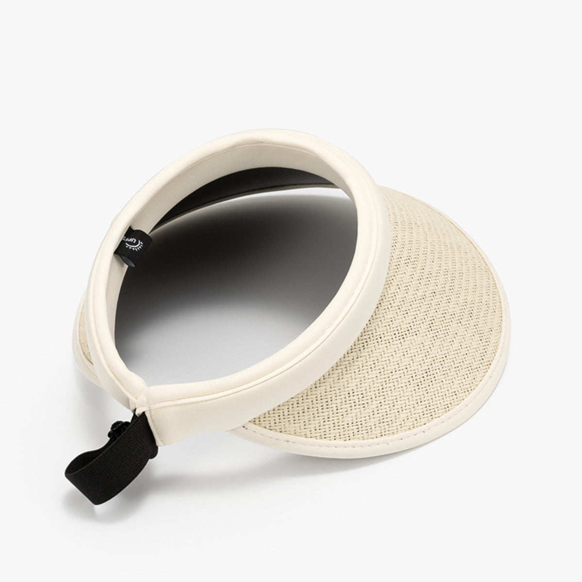 Solid Adjustable Weave Visor - The Boutie Shop