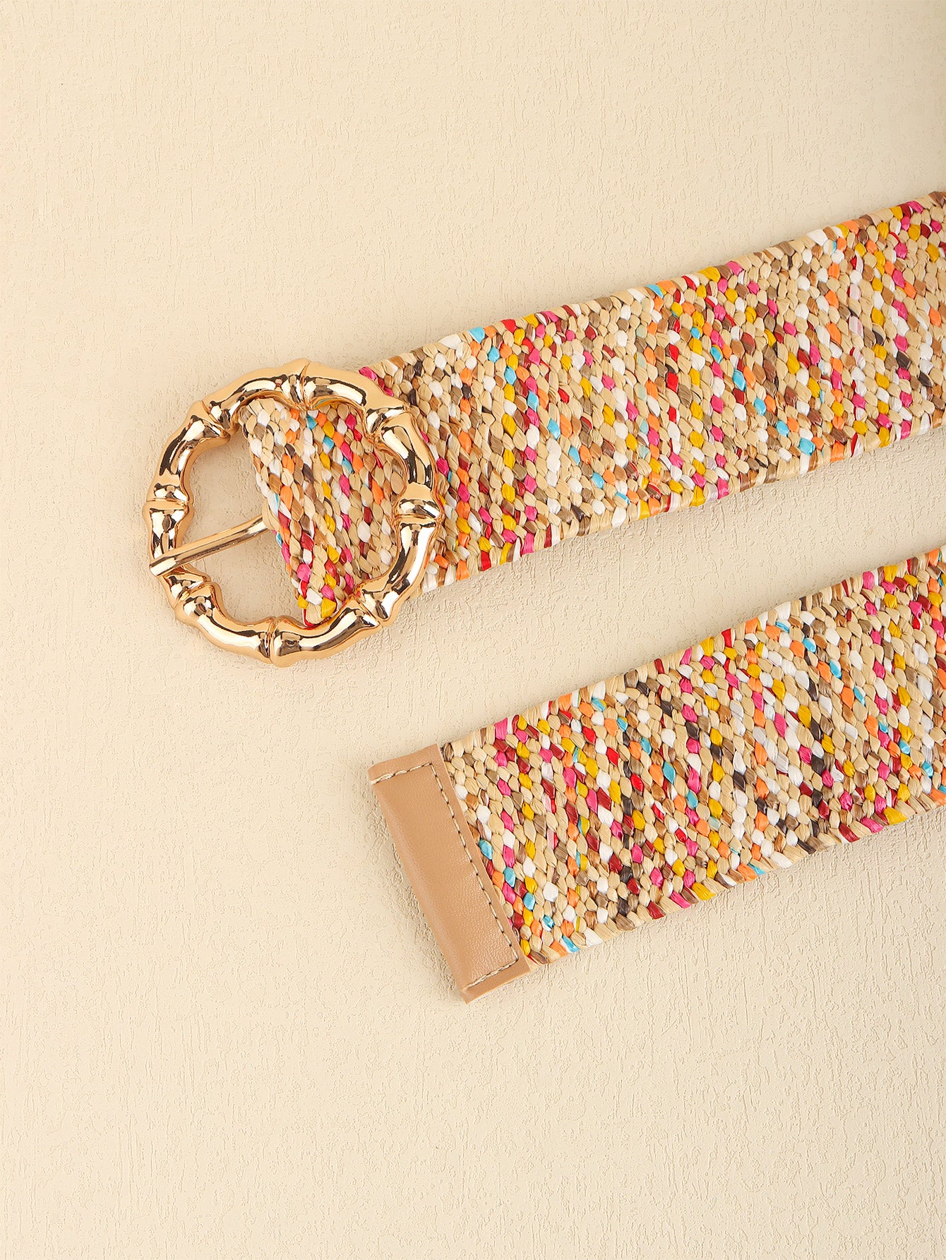 Multicolored Wide Belt - The Boutie Shop