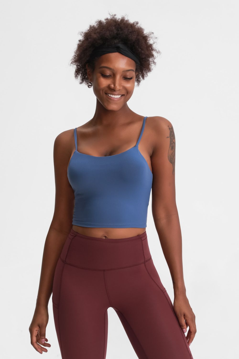 Millennia Feel Like Skin Scoop Neck Sports Cami - The Boutie Shop