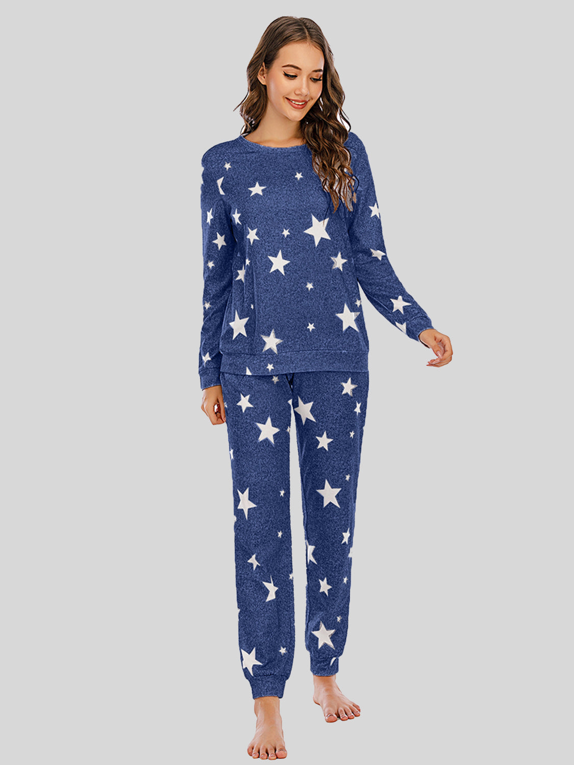 Star Top and Pants Lounge Set - The Boutie Shop