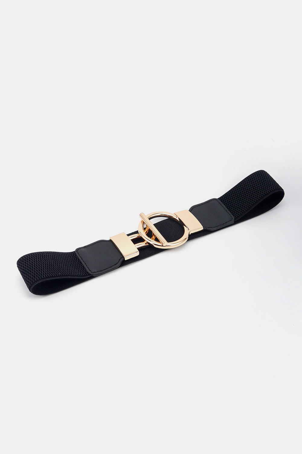 Circle Shape Buckle Zinc Alloy Buckle PU Leather Belt - The Boutie Shop