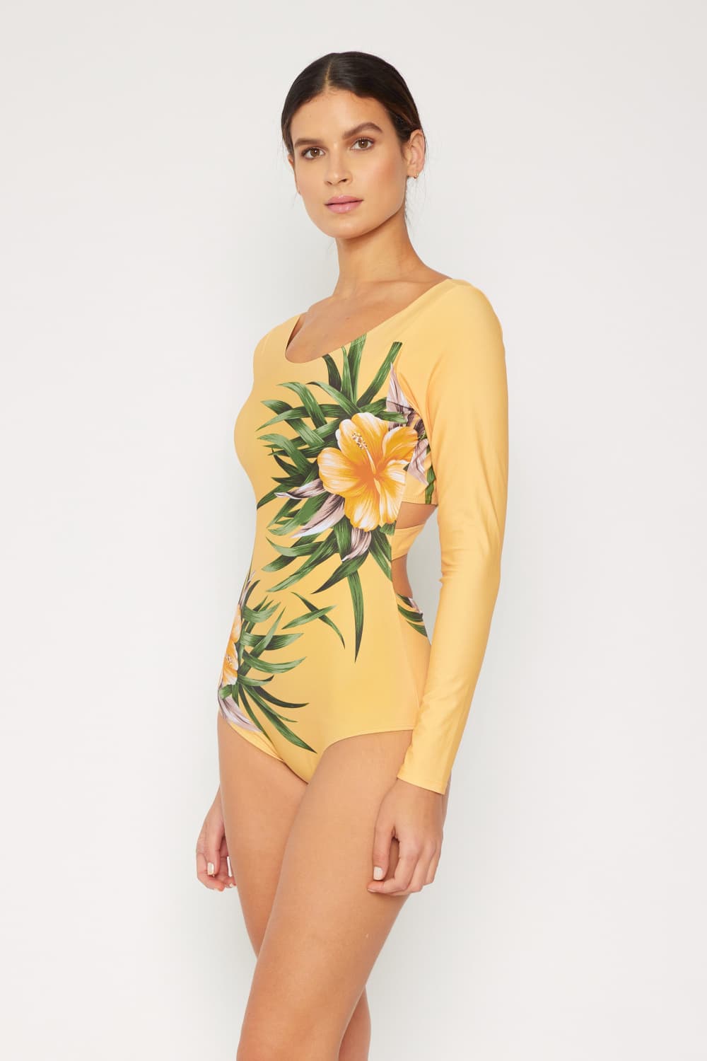 Marina West Swim Cool Down Longsleeve One-Piece Swimsuit - The Boutie Shop