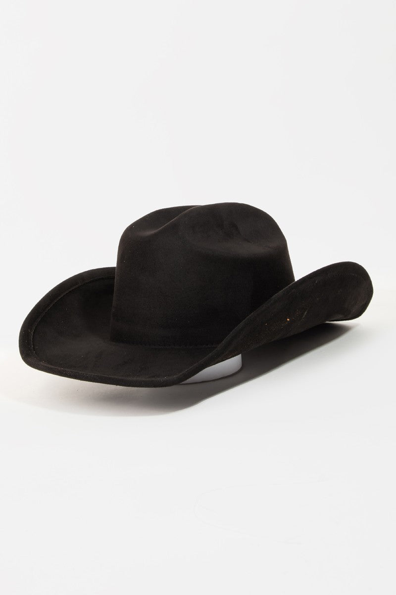 Fame Solid Wide Brim Hat - The Boutie Shop