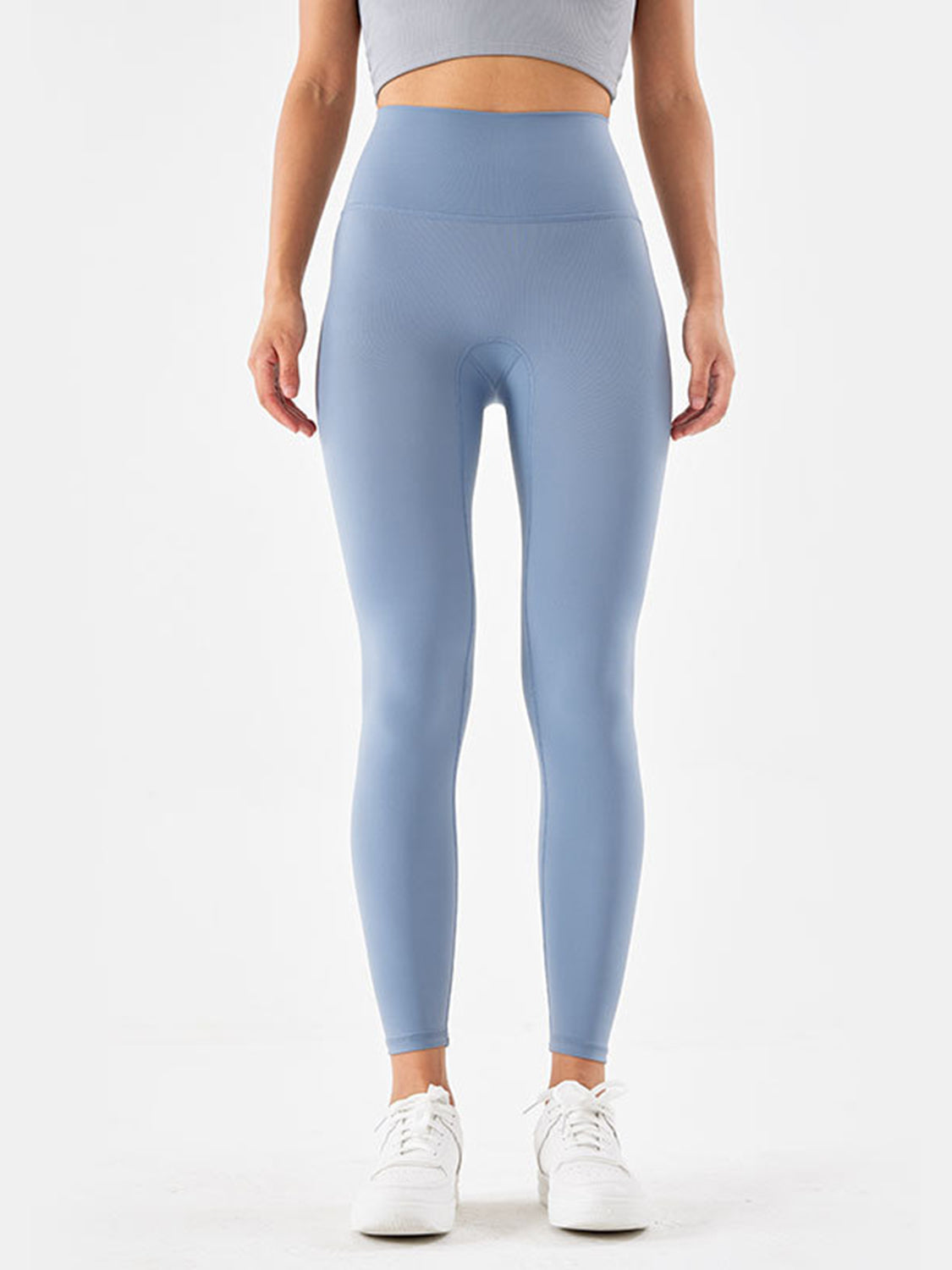 Wide Waistband Sports Leggings - The Boutie Shop