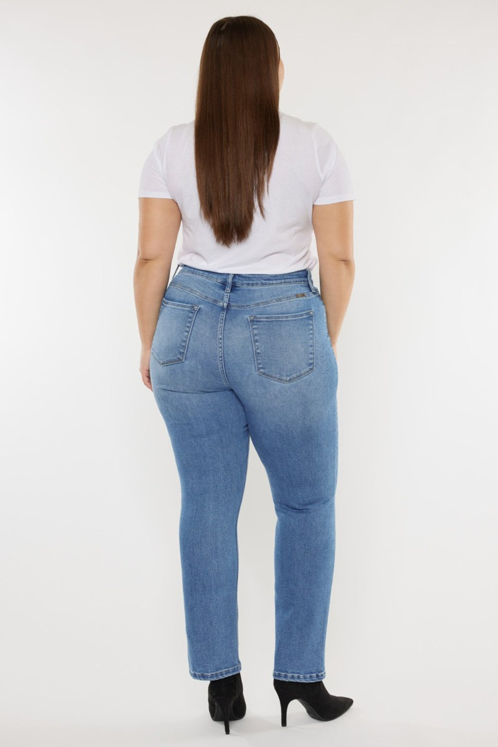 Kancan Full Size Cat's Whiskers High Waist Jeans - The Boutie Shop