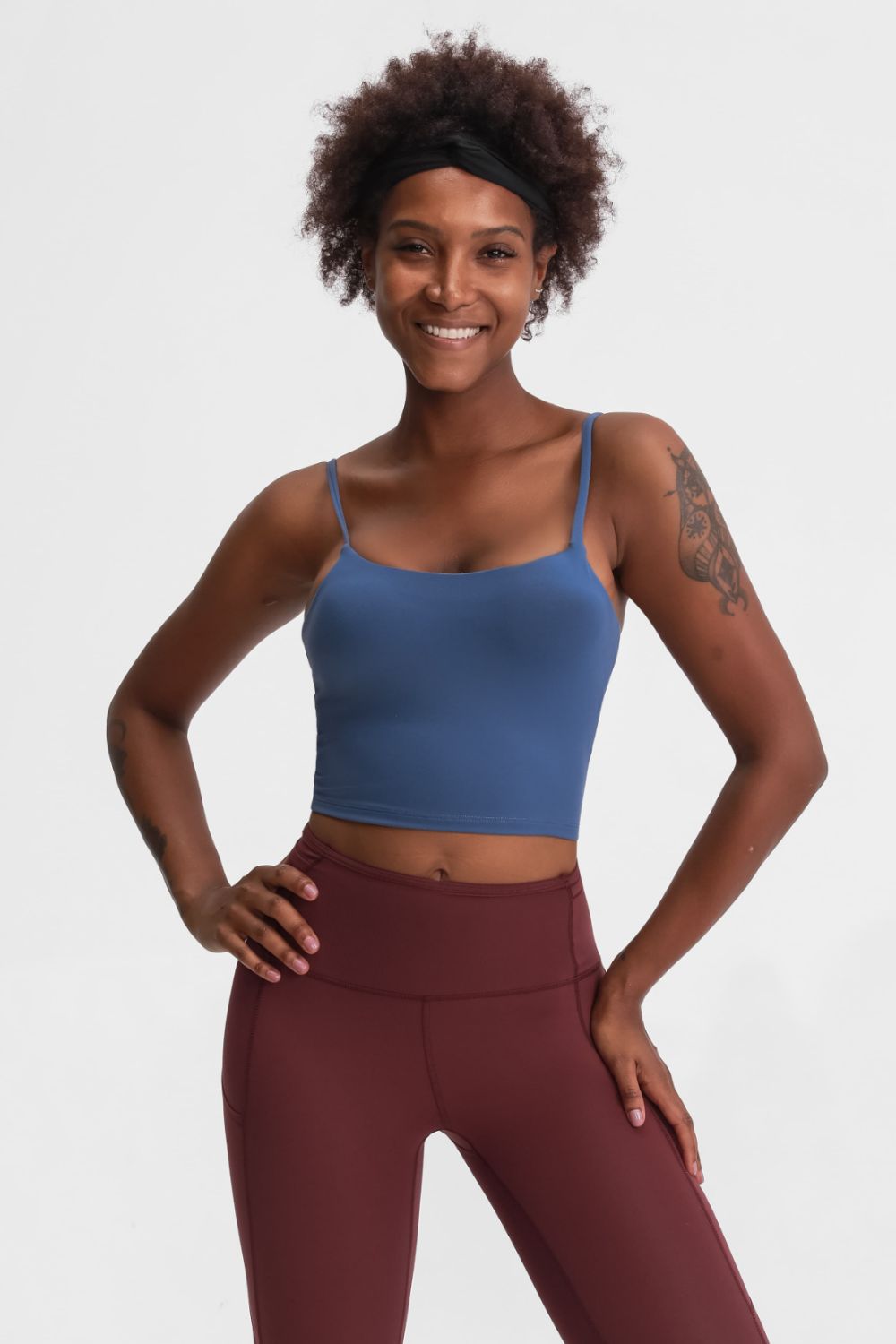 Millennia Feel Like Skin Scoop Neck Sports Cami - The Boutie Shop