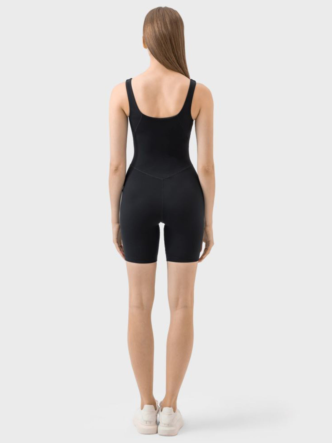 Millennia Wide Strap Active Romper - The Boutie Shop