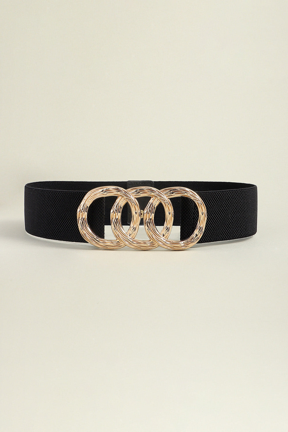 Zinc Alloy Buckle Elastic Wide Belt - The Boutie Shop