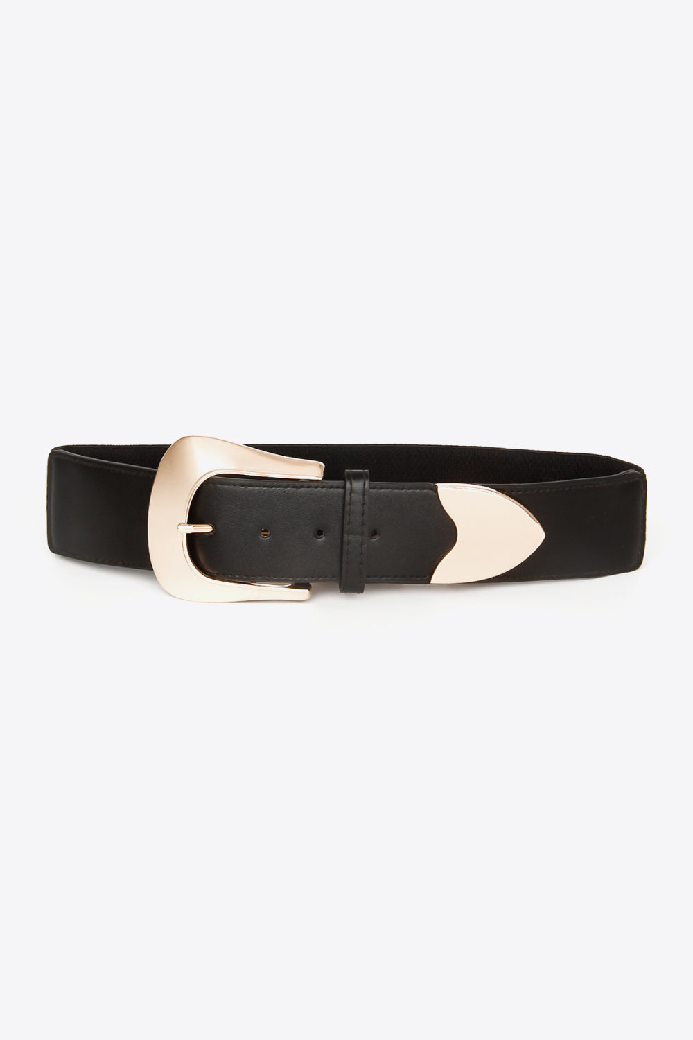 Elastic Wide PU Belt - The Boutie Shop