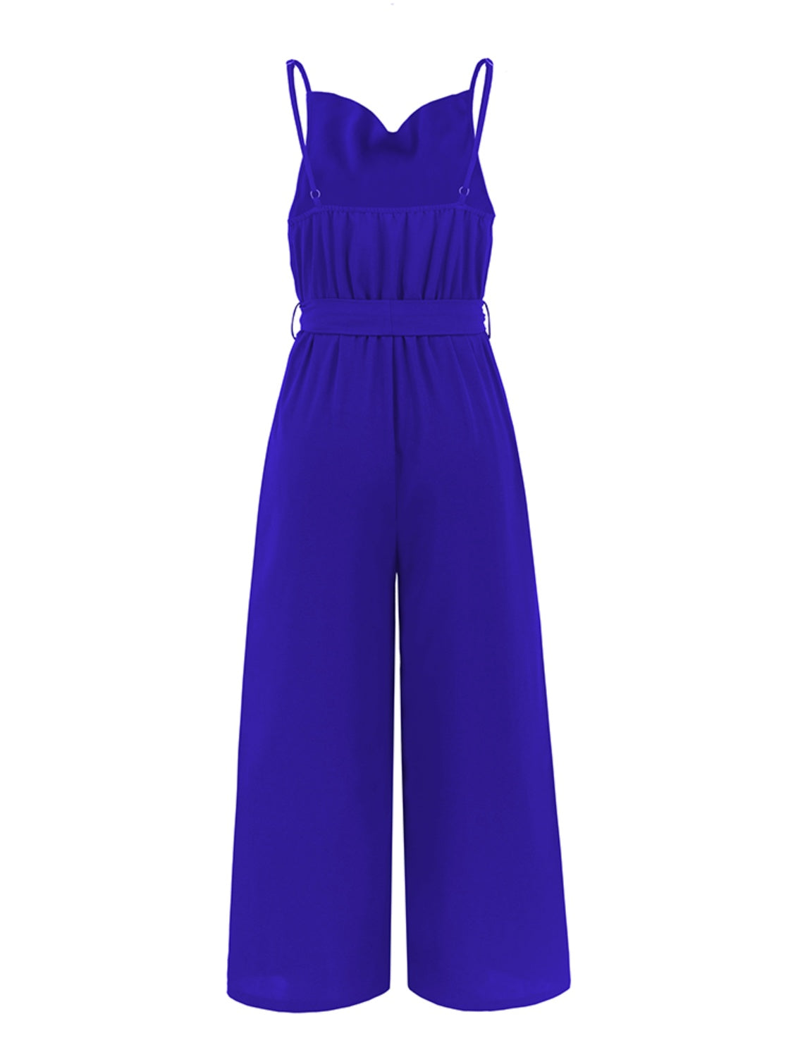 Tied Spaghetti Strap Wide Leg Jumpsuit - The Boutie Shop