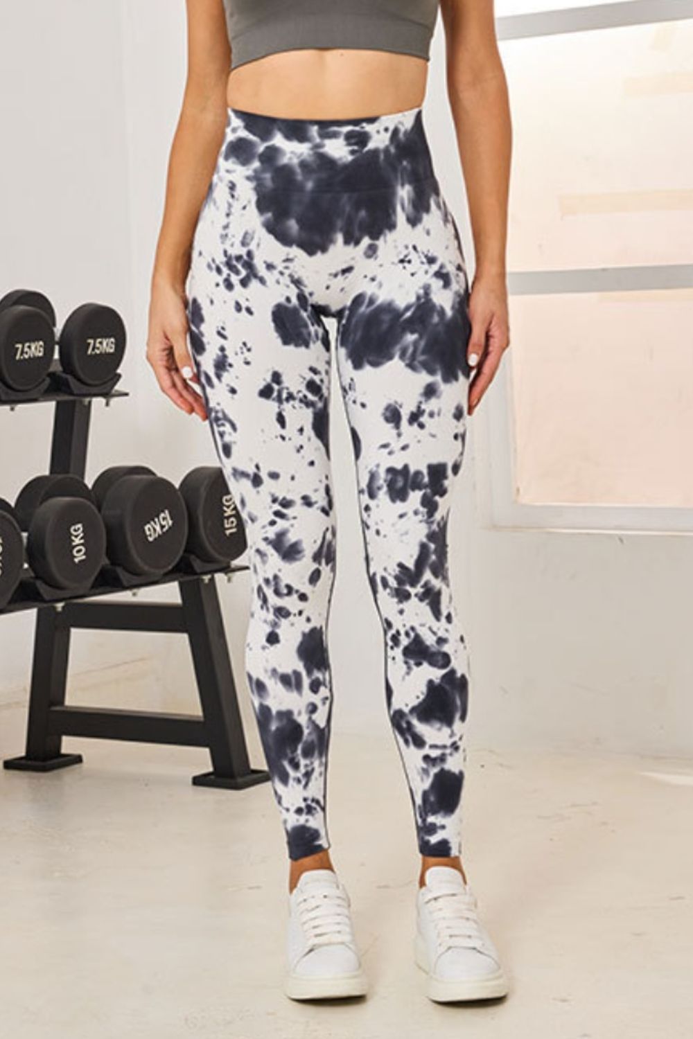 Tie-Dye High Waist Active Leggings - The Boutie Shop