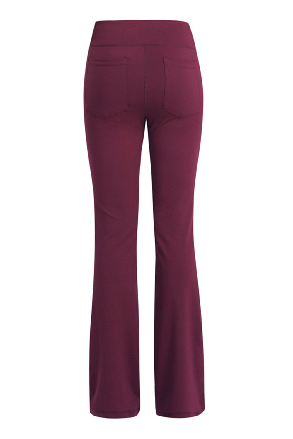 Pocketed High Waist Active Pants - The Boutie Shop