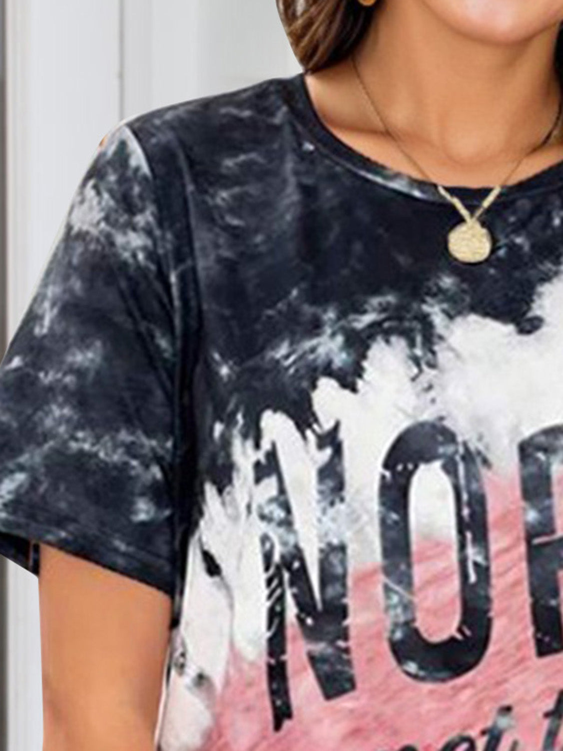 NOPE NOT TODAY Round Neck Short Sleeve T-Shirt - The Boutie Shop