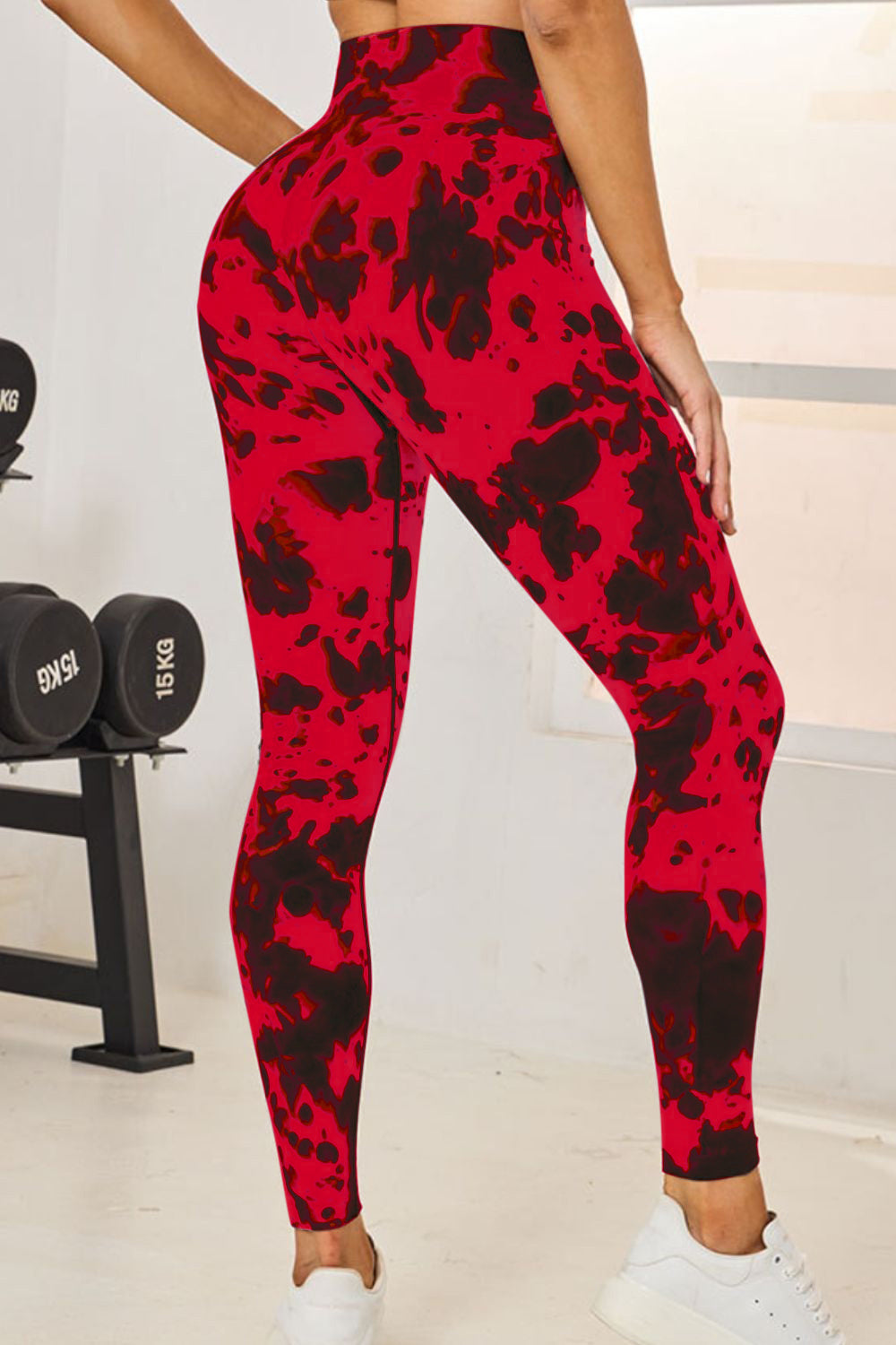 Tie-Dye High Waist Active Leggings - The Boutie Shop