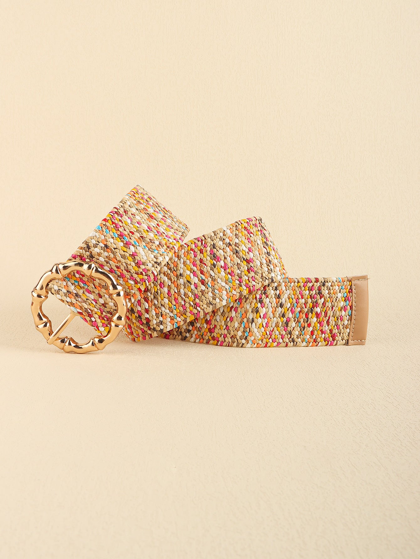 Multicolored Wide Belt - The Boutie Shop