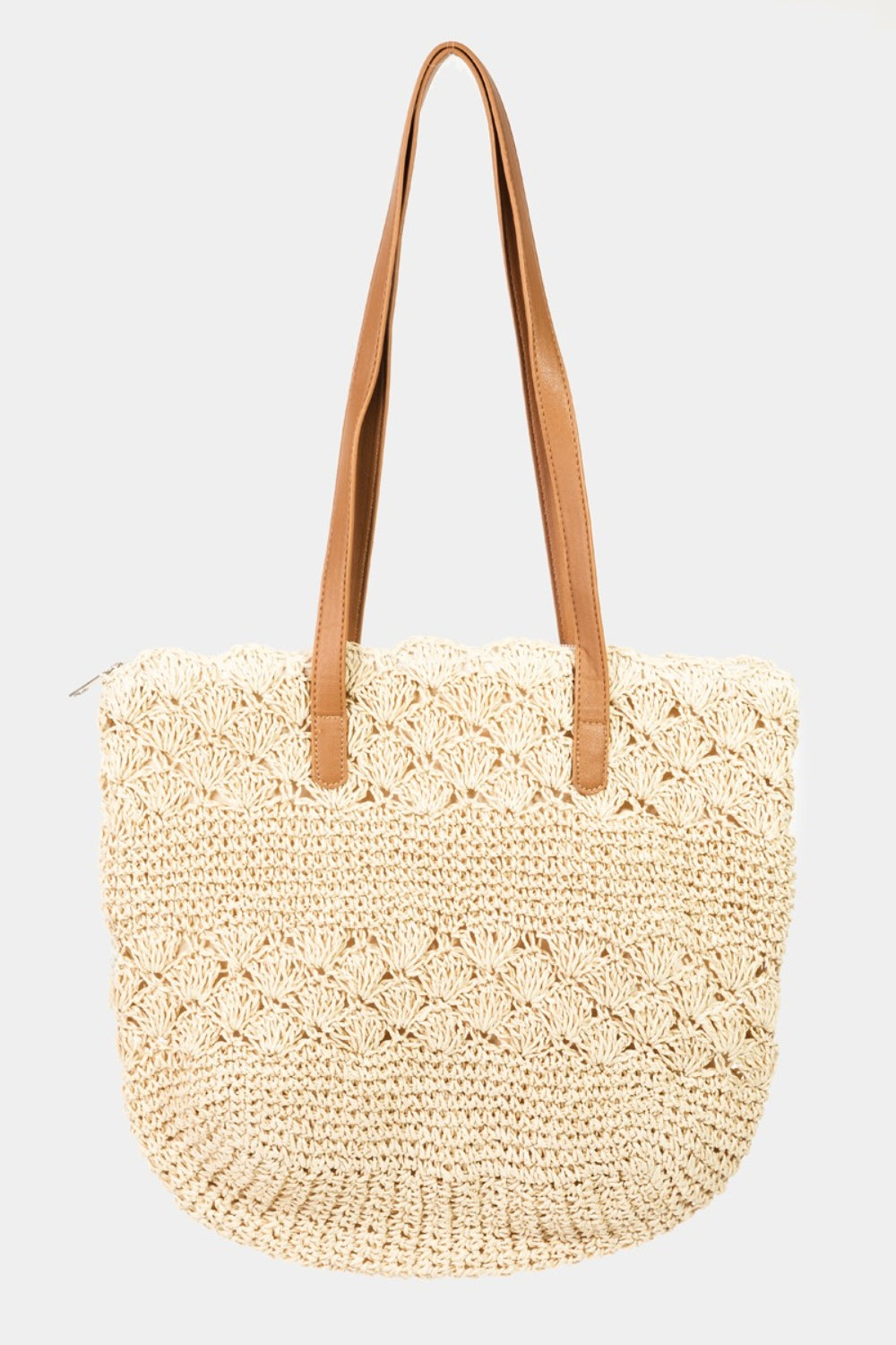 Fame Straw Braided Tote Bag - The Boutie Shop