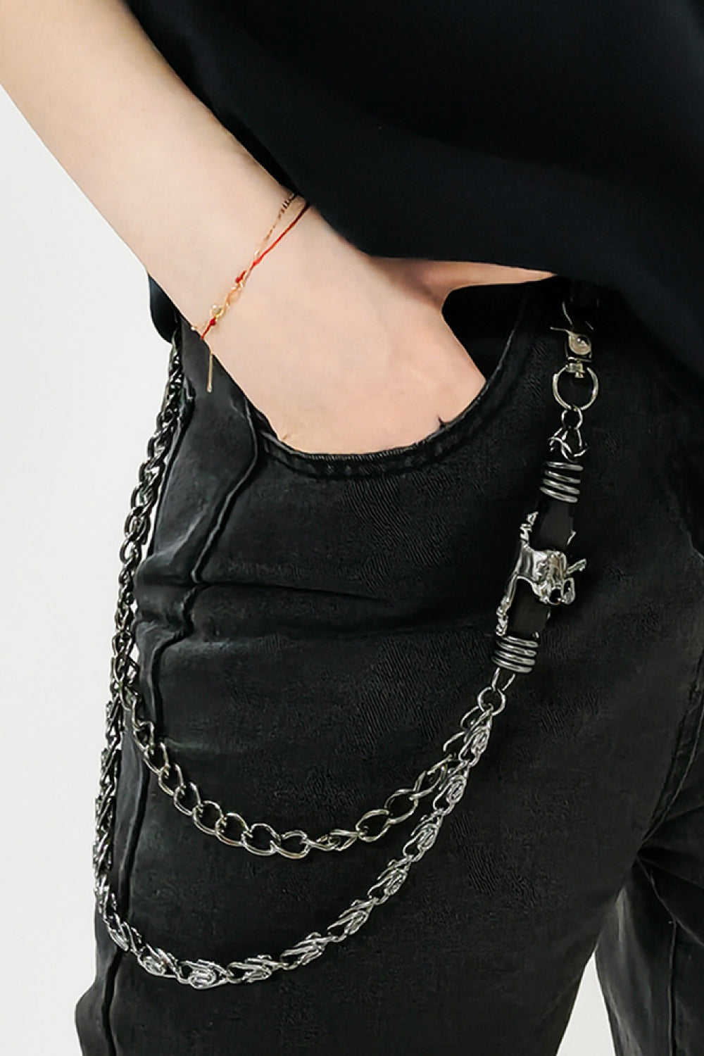 Double Layer Alloy Chain Belt - The Boutie Shop