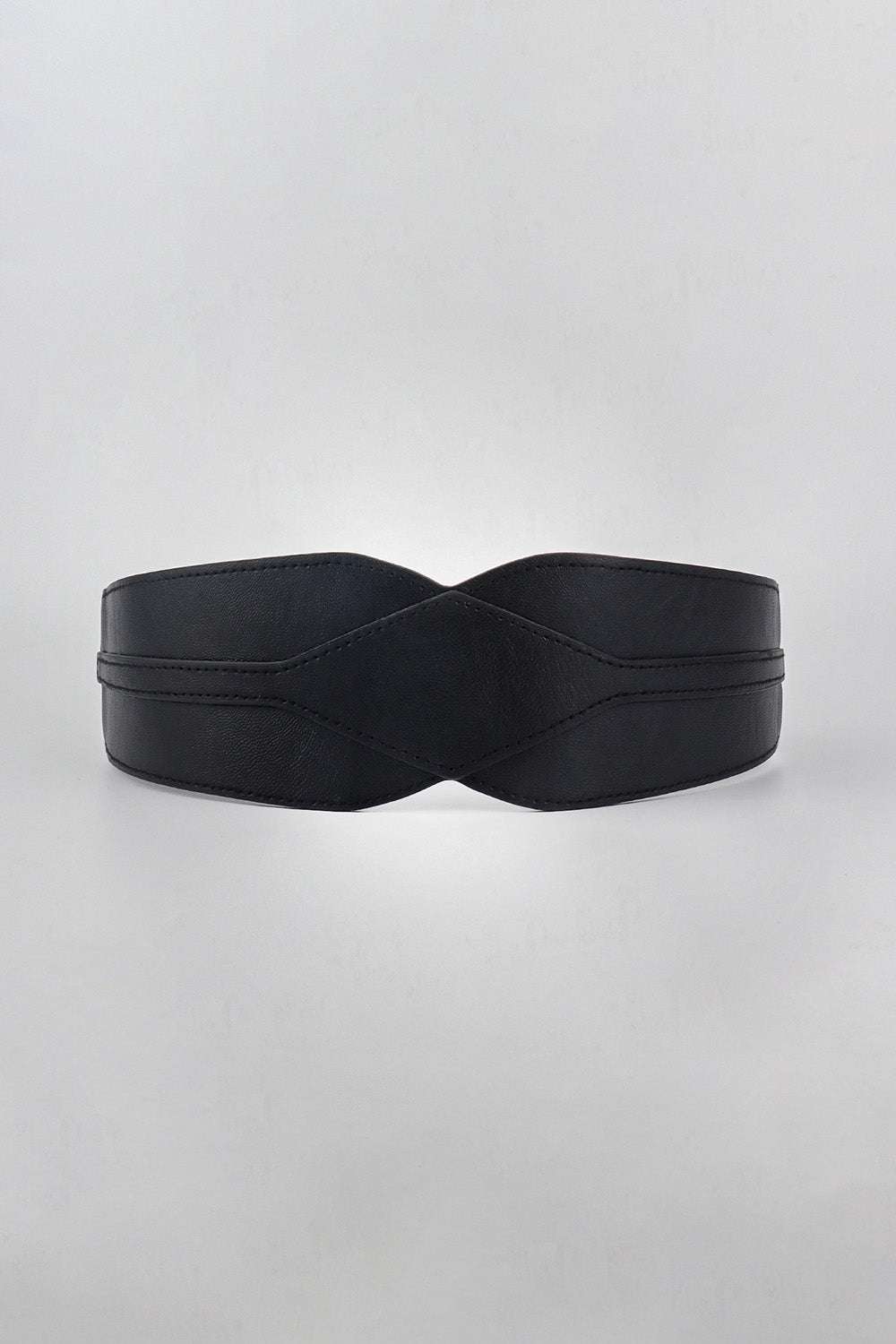 Elastic Wide PU Belt - The Boutie Shop