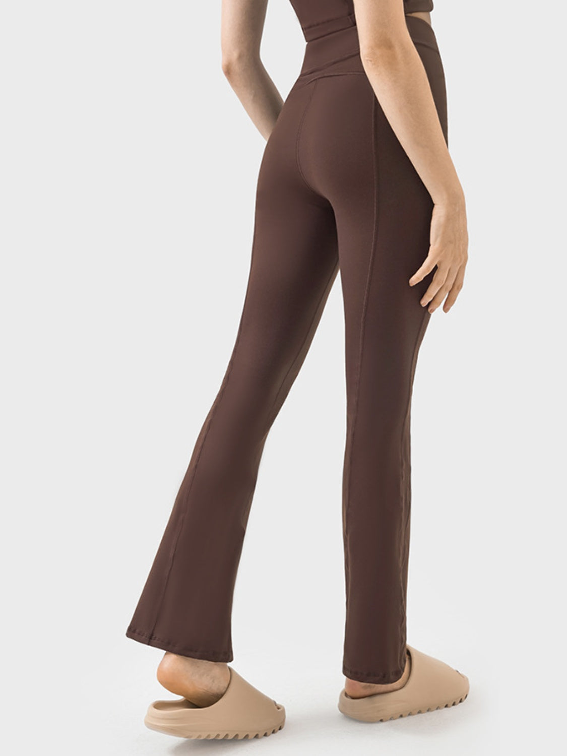 Millennia Zipper Detail High Waist Active Pants - The Boutie Shop