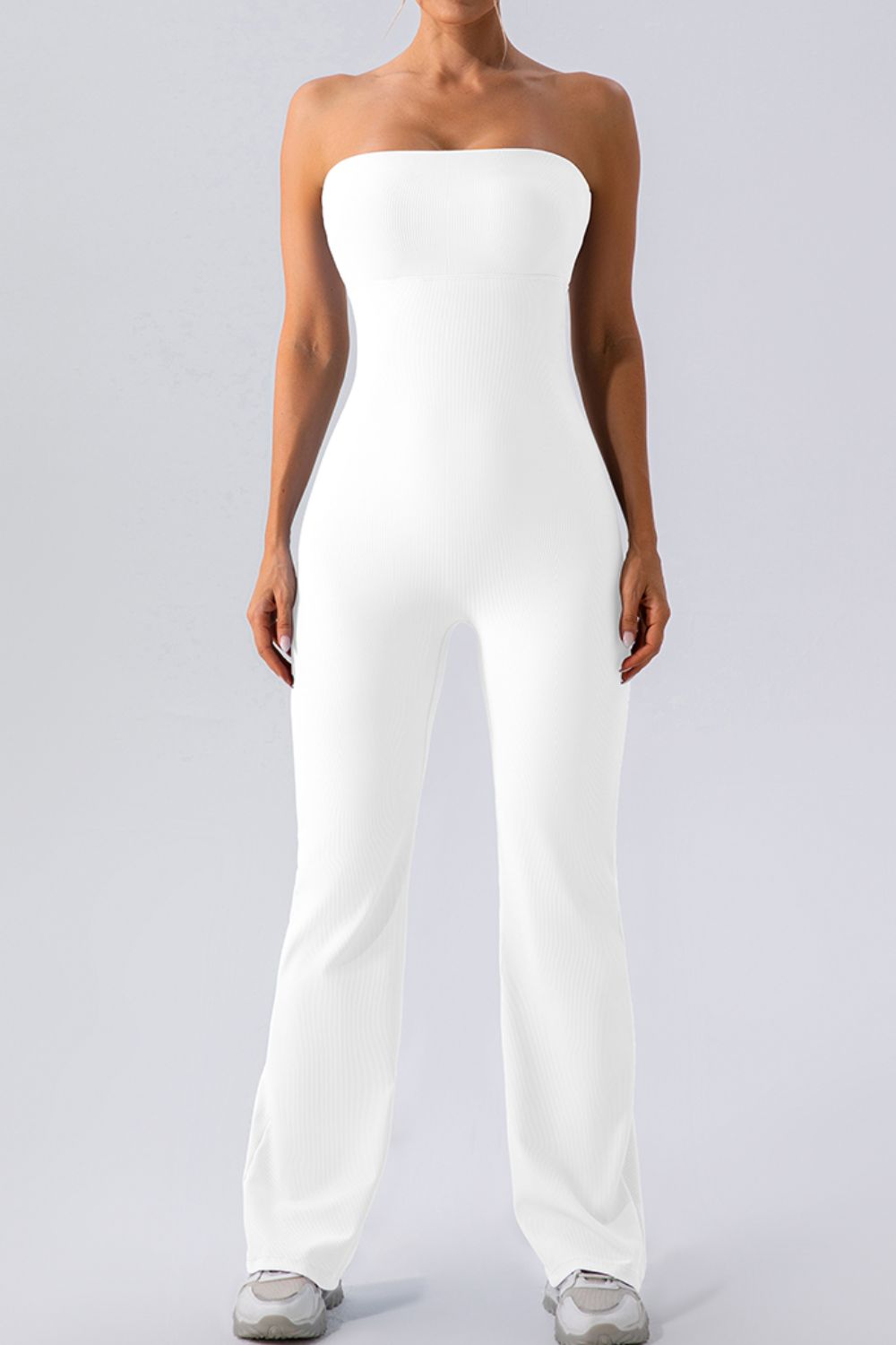 Sleeveless Straight Active Jumpsuit - The Boutie Shop