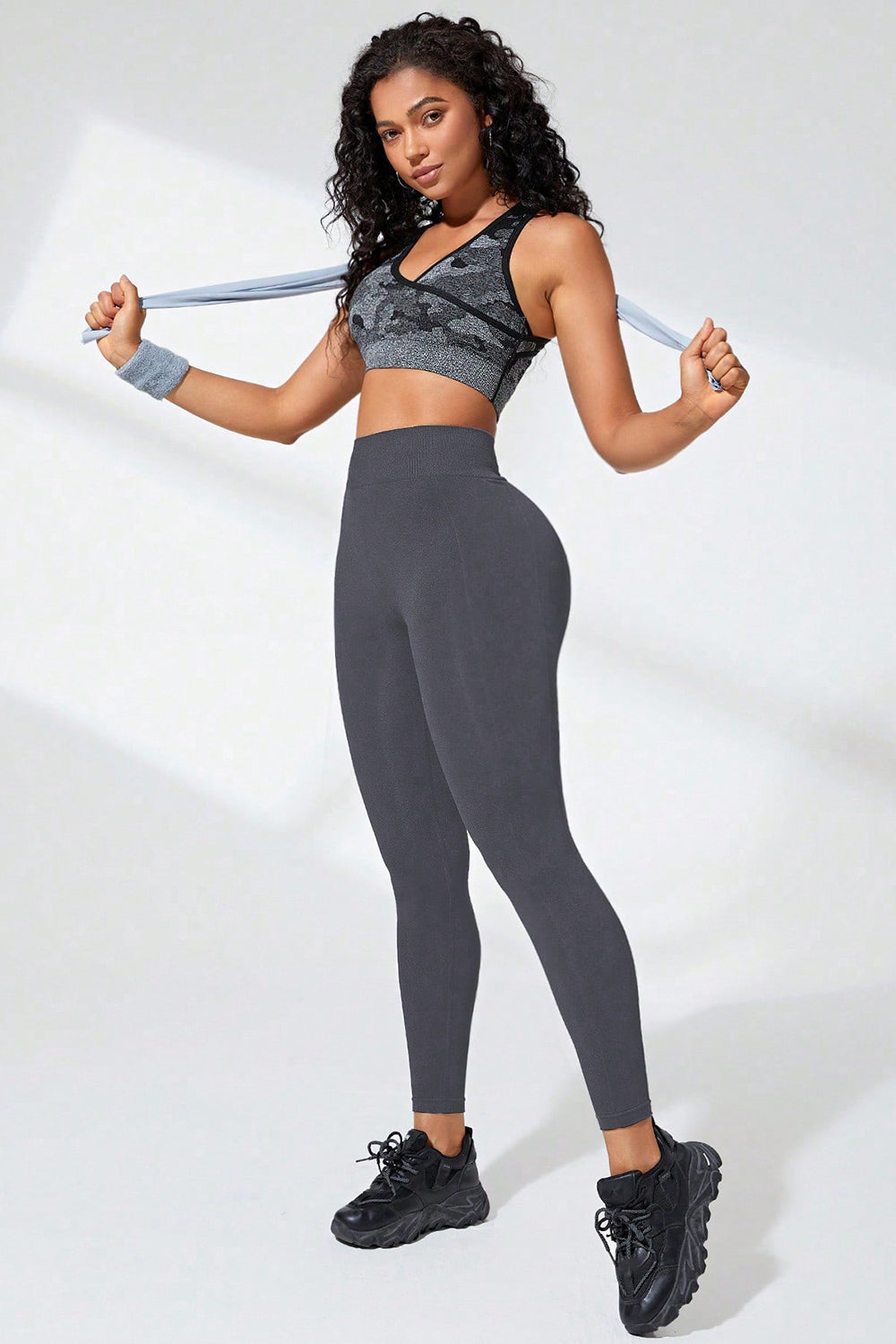 High Waist Active Leggings - The Boutie Shop