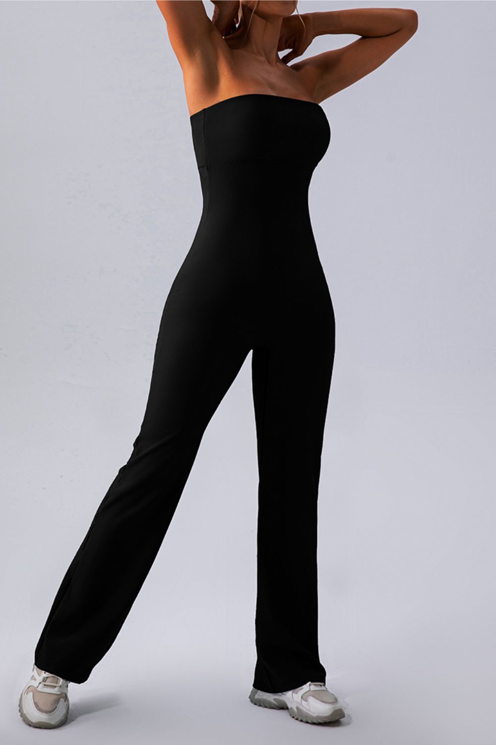 Sleeveless Straight Active Jumpsuit - The Boutie Shop