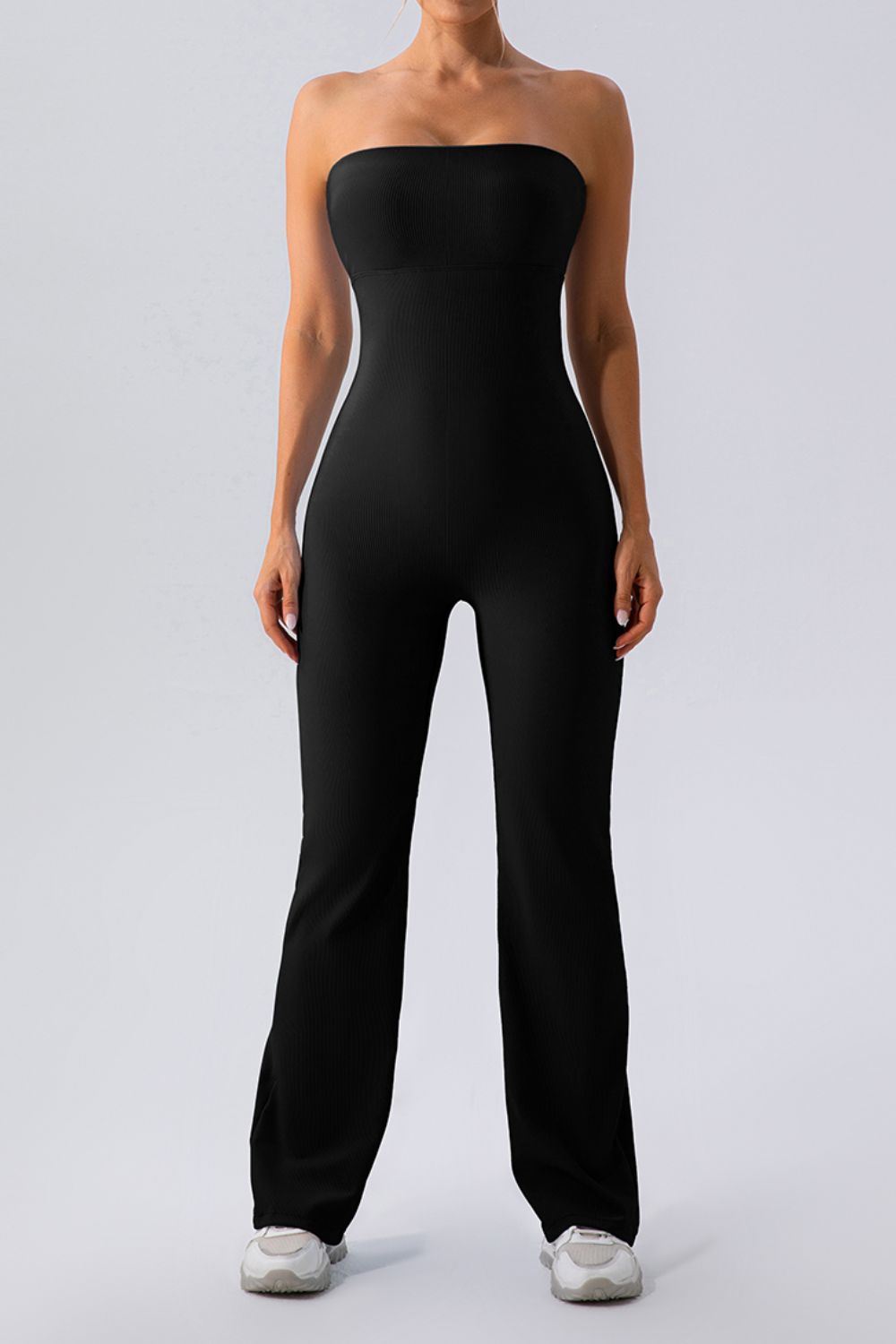 Sleeveless Straight Active Jumpsuit - The Boutie Shop