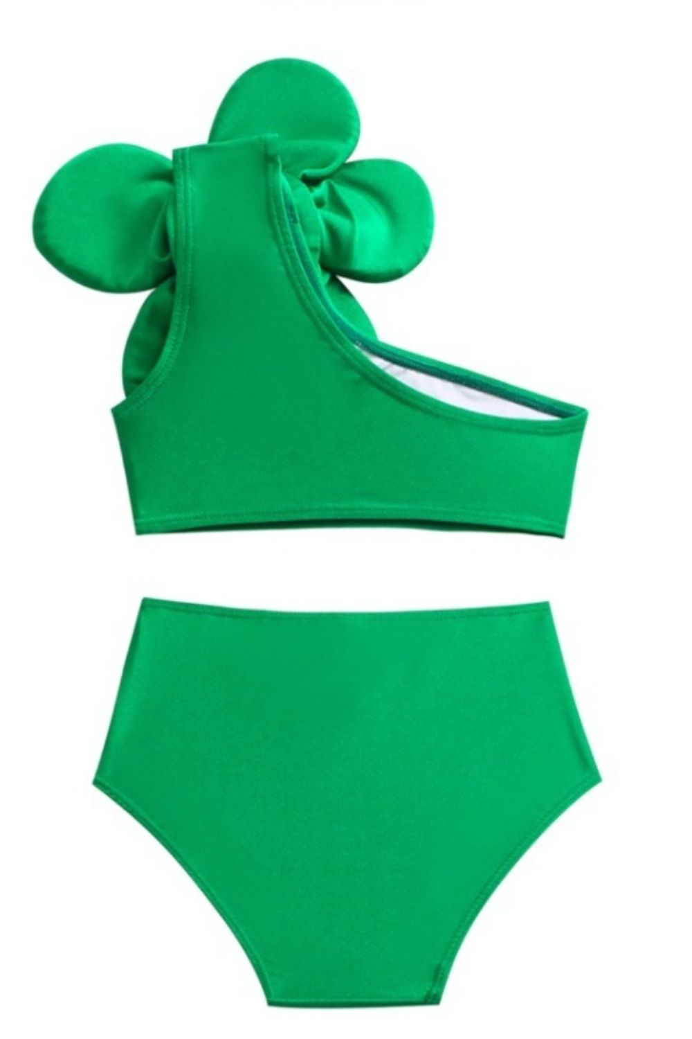 Single Shoulder Top and Brief Swim Set - The Boutie Shop