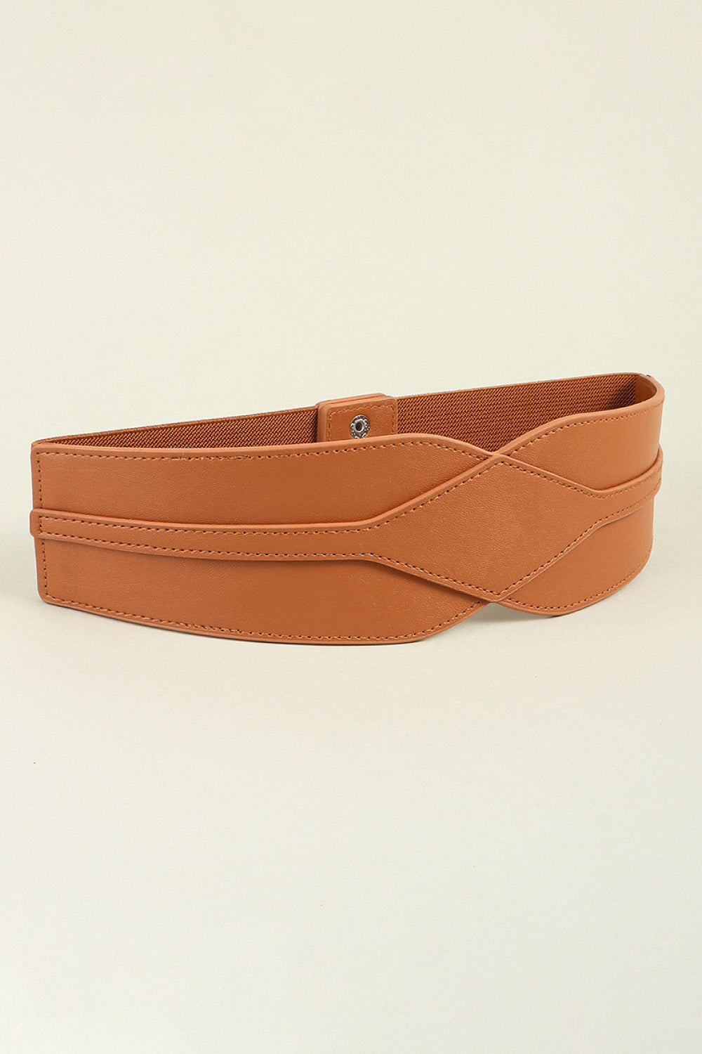 Elastic Wide PU Belt - The Boutie Shop