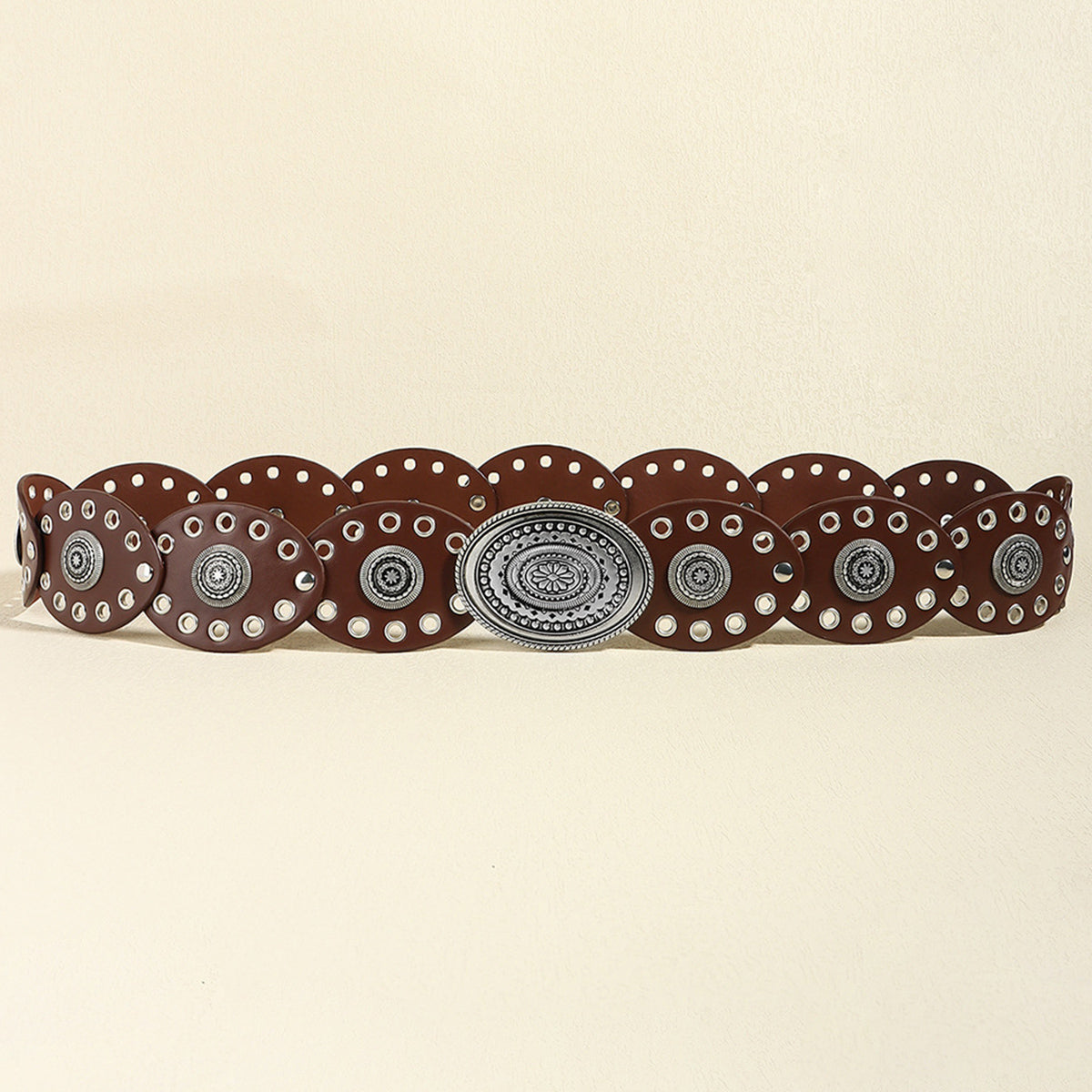 Oval PU Belt - The Boutie Shop