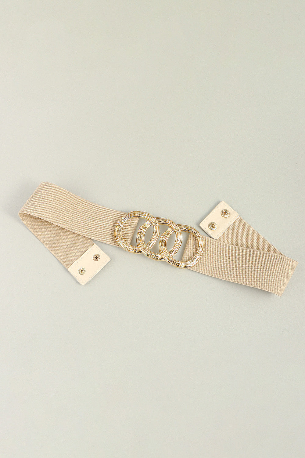 Zinc Alloy Buckle Elastic Wide Belt - The Boutie Shop