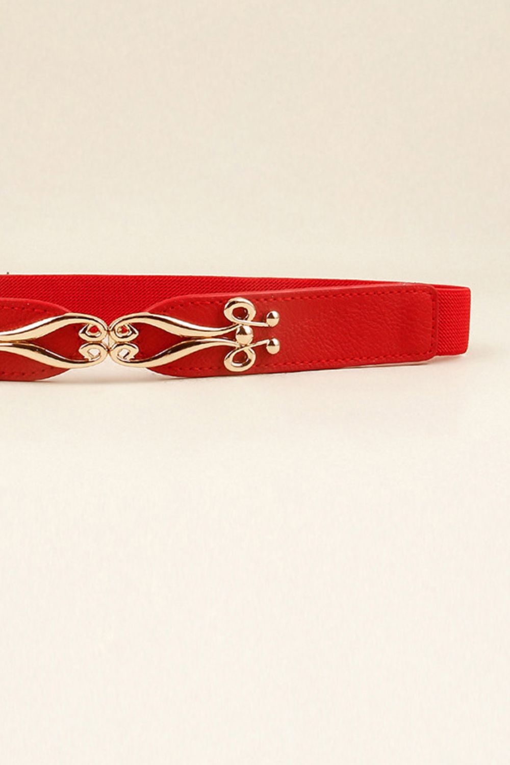 Alloy Buckle Elastic Belt - The Boutie Shop