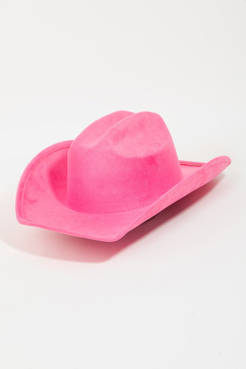 Fame Solid Wide Brim Hat - The Boutie Shop