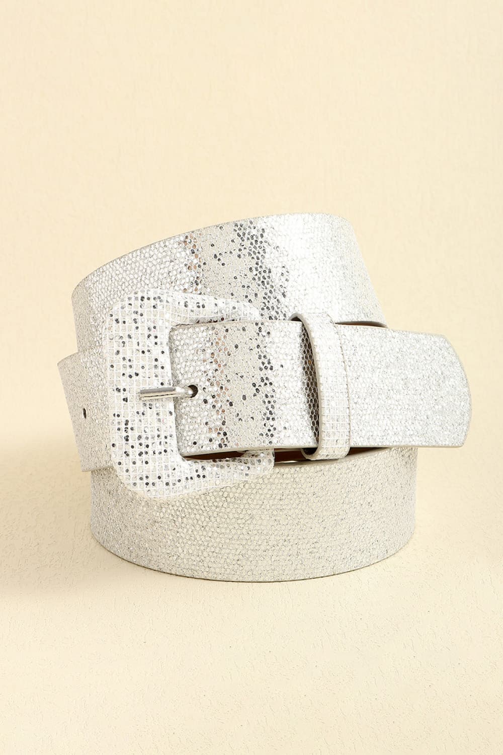 Glitter PU Leather Belt - The Boutie Shop