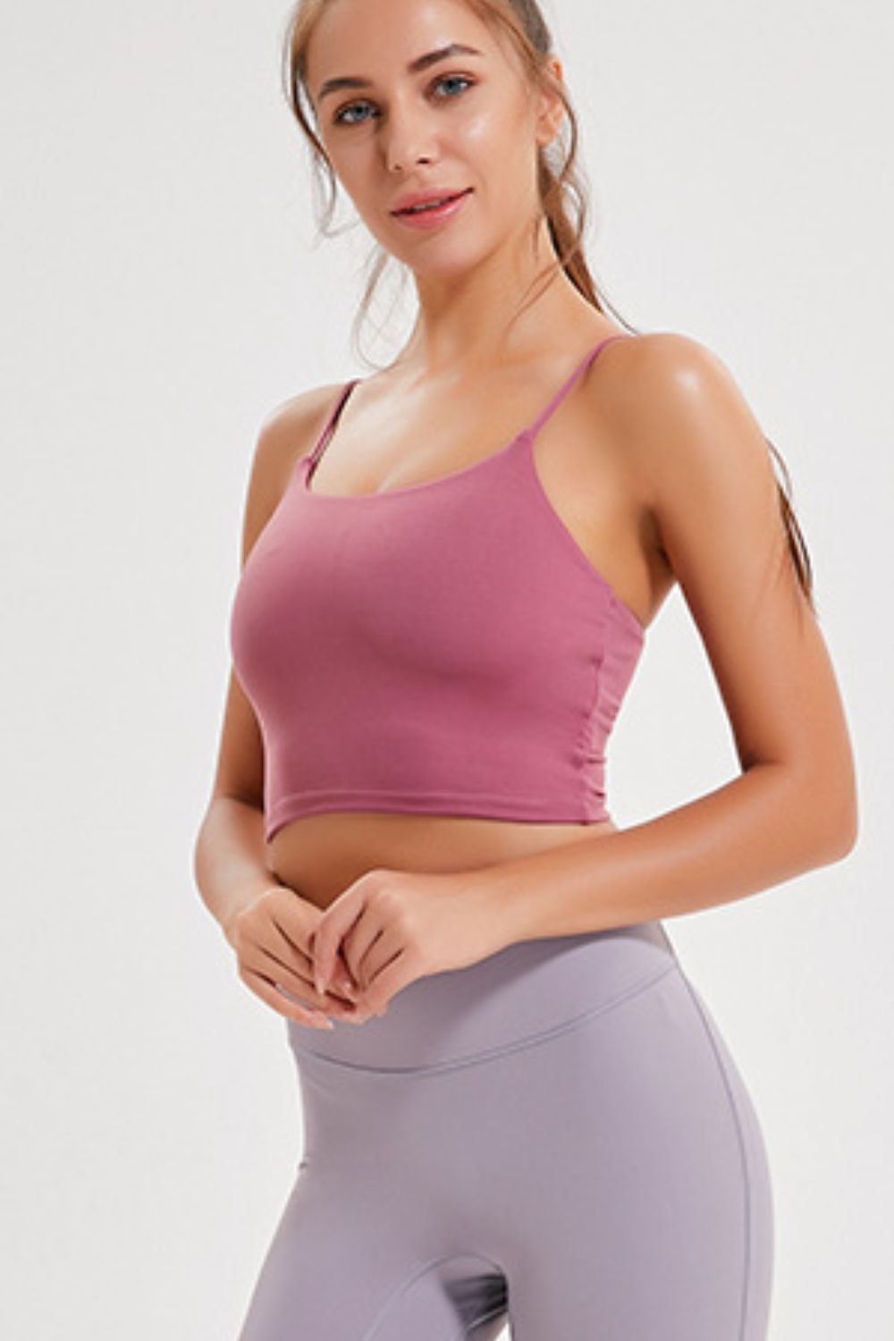 Millennia Feel Like Skin Scoop Neck Sports Cami - The Boutie Shop