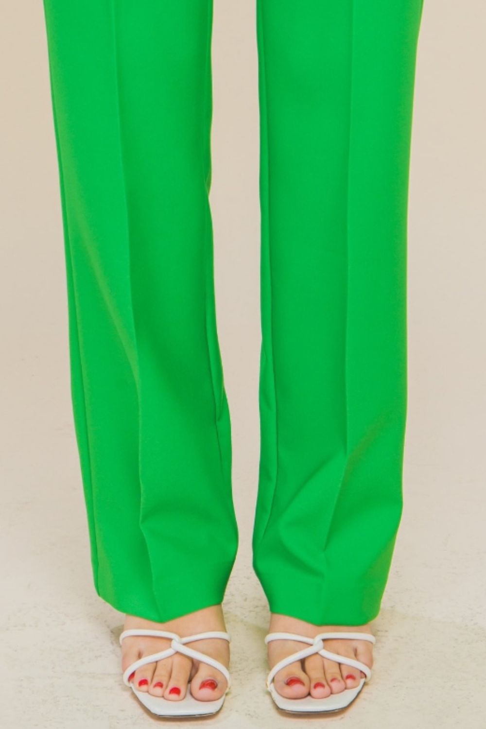 Love Tree High Waist Straight Pants - The Boutie Shop