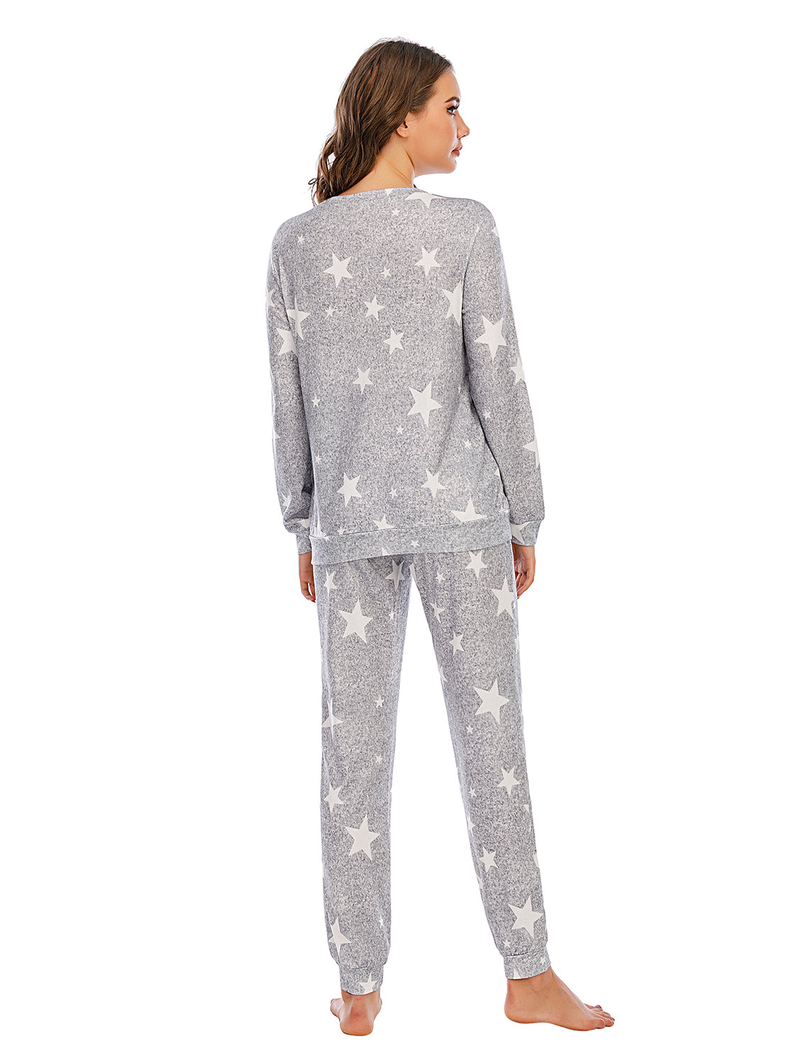 Star Top and Pants Lounge Set - The Boutie Shop