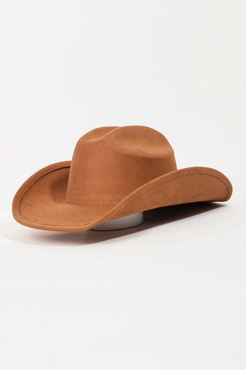 Fame Solid Wide Brim Hat - The Boutie Shop