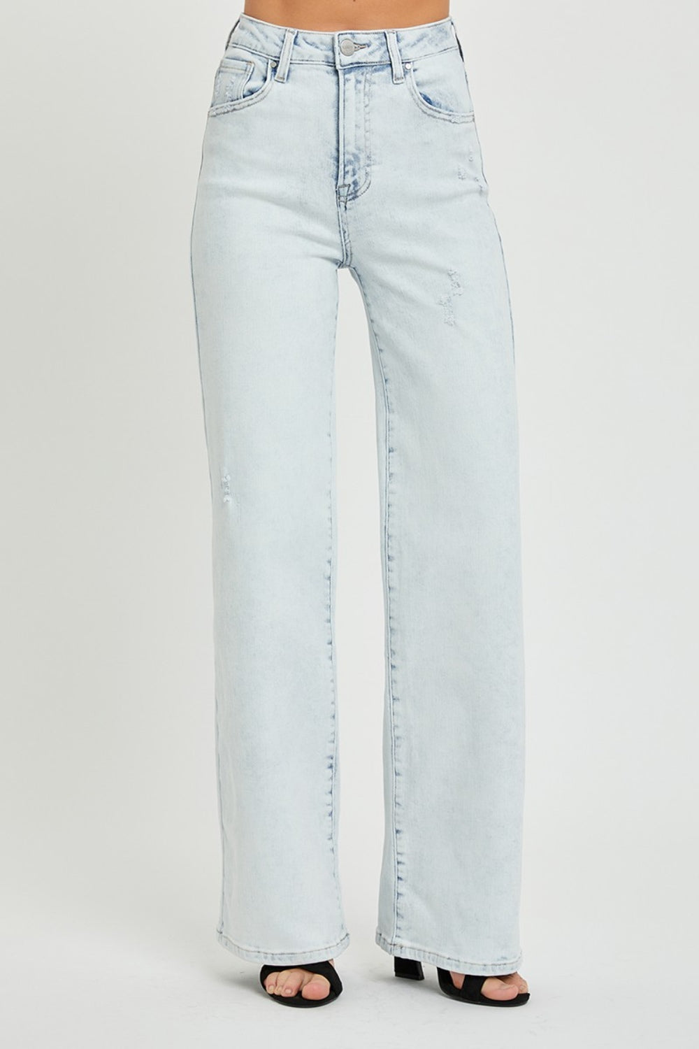 RISEN Ultra High Waist Wide Leg Jeans - The Boutie Shop