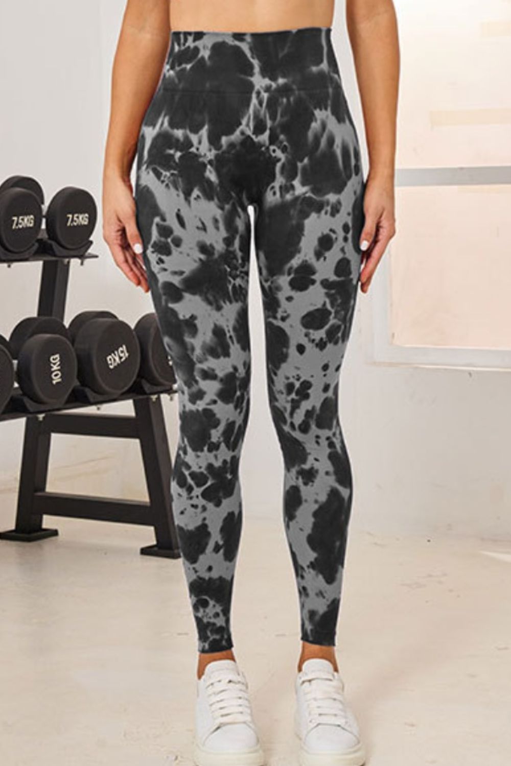 Tie-Dye High Waist Active Leggings - The Boutie Shop