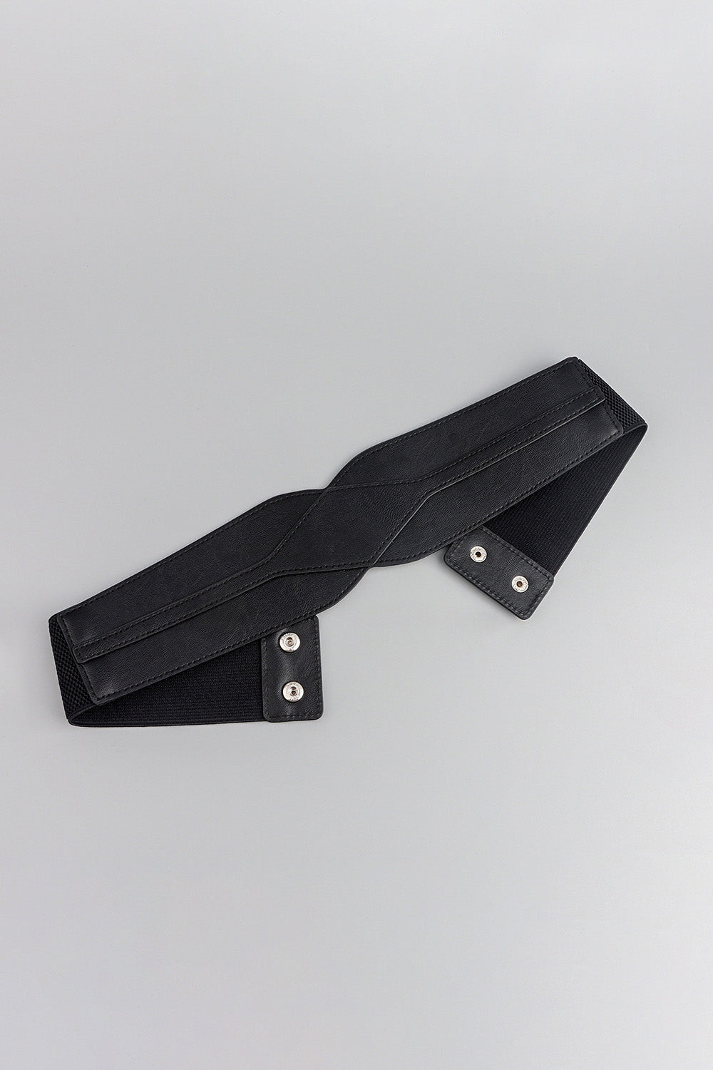 Elastic Wide PU Belt - The Boutie Shop