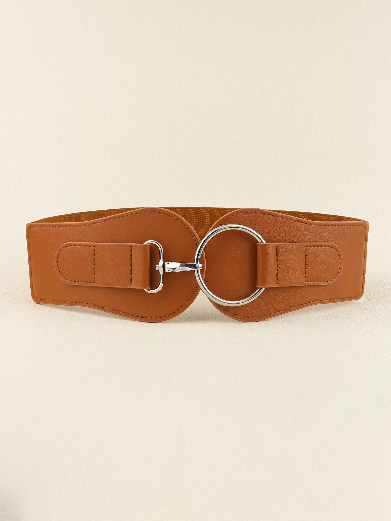 PU Elastic Wide Belt - The Boutie Shop