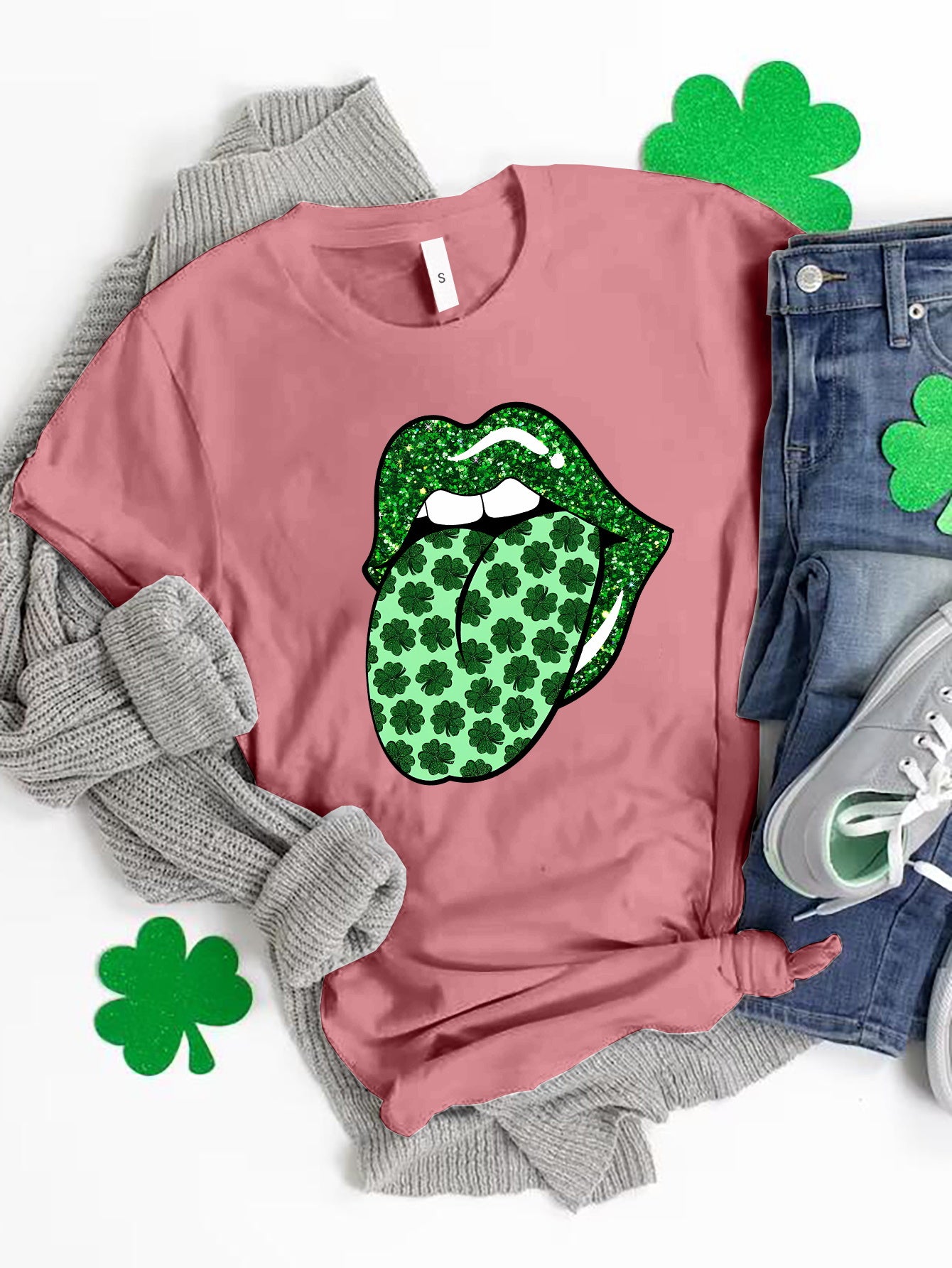 Saint Patrick's Day Round Neck T-Shirt - The Boutie Shop