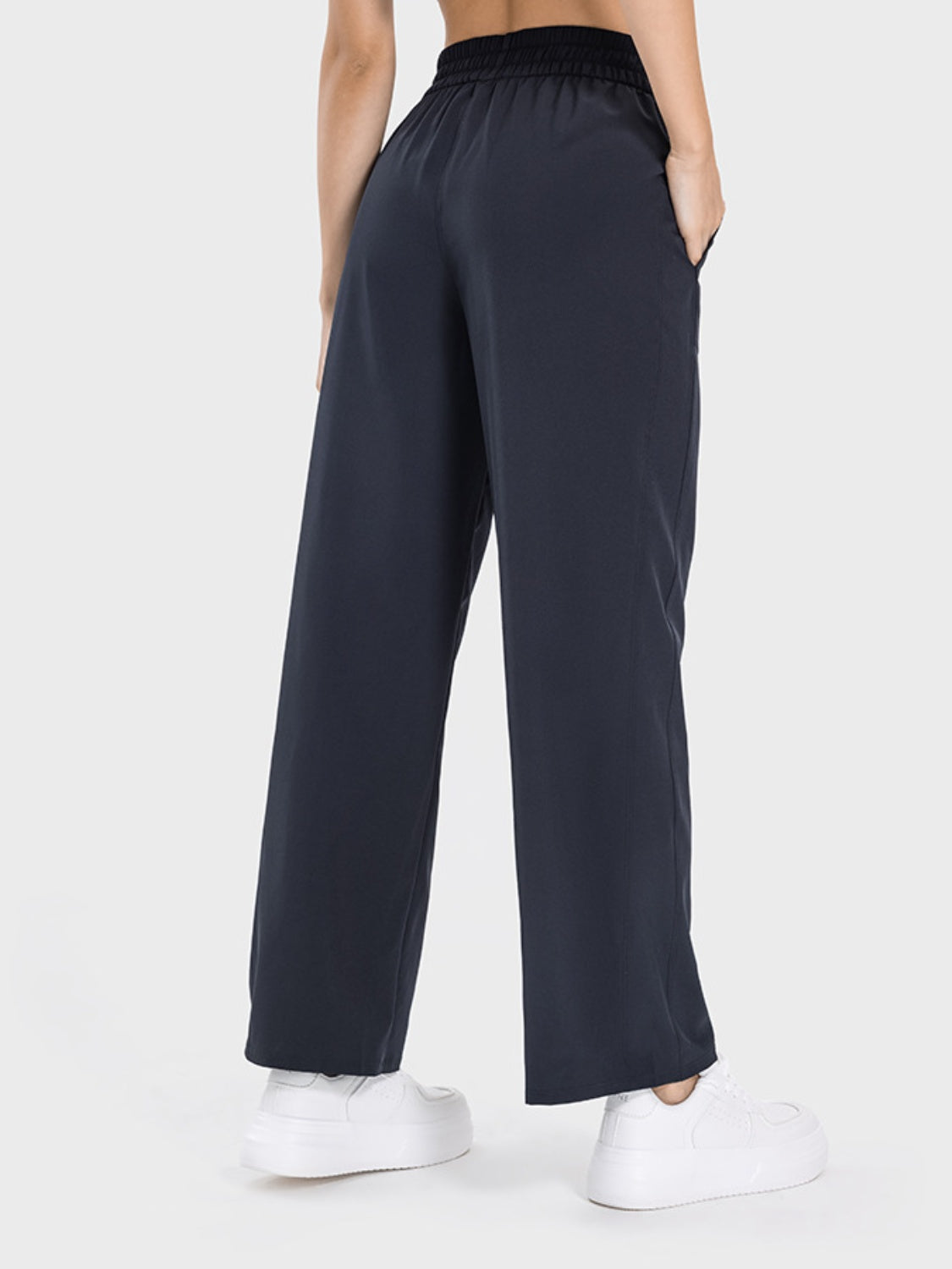 Millennia Drawstring Pocketed Active Pants - The Boutie Shop