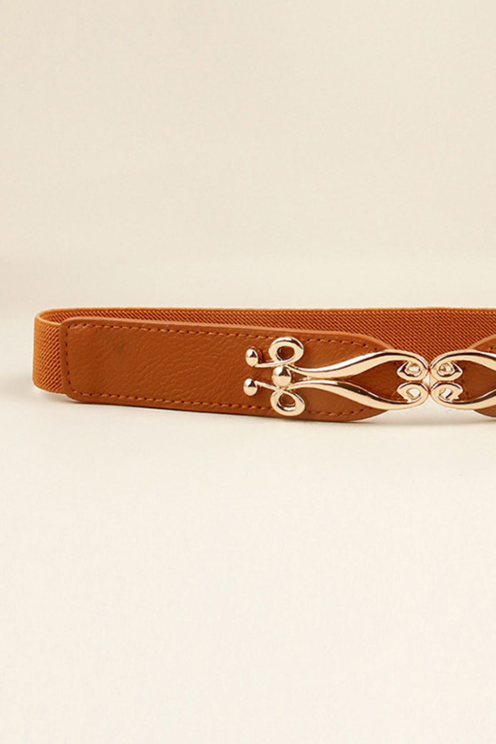 Alloy Buckle Elastic Belt - The Boutie Shop