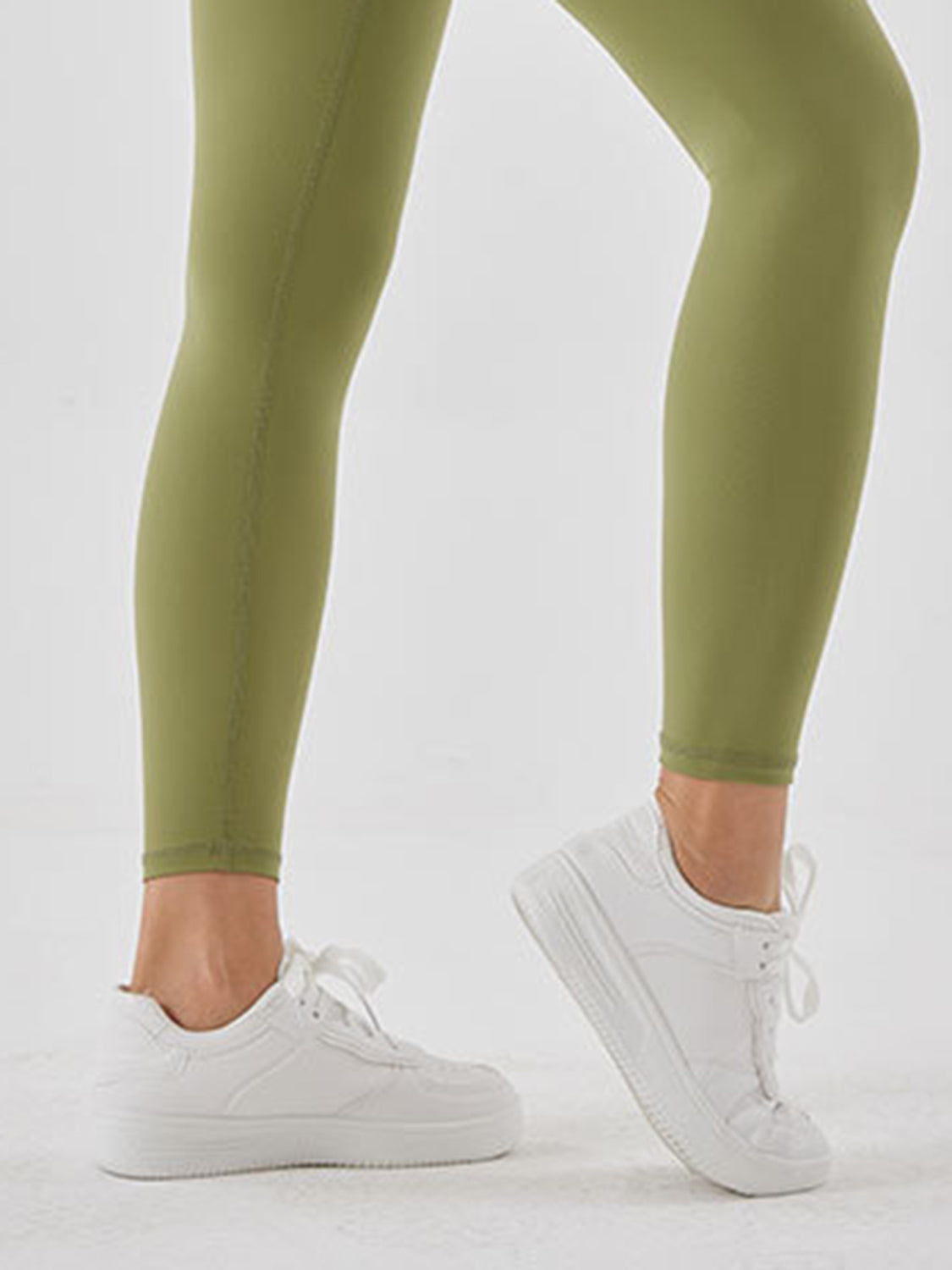 Wide Waistband Sports Leggings - The Boutie Shop