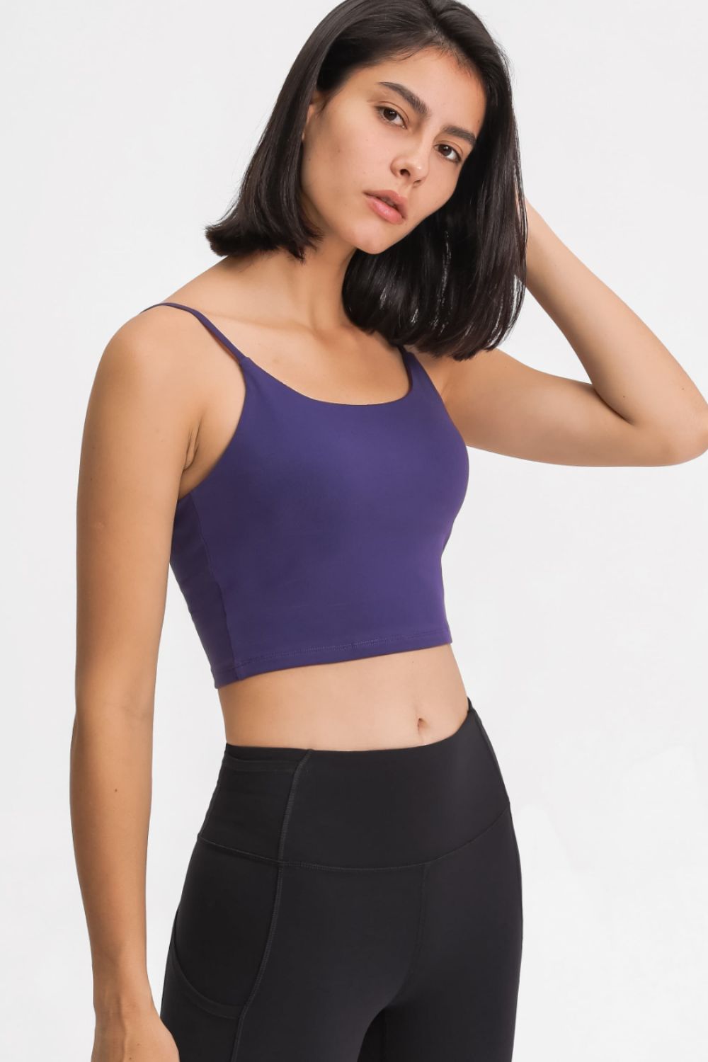 Millennia Feel Like Skin Scoop Neck Sports Cami - The Boutie Shop