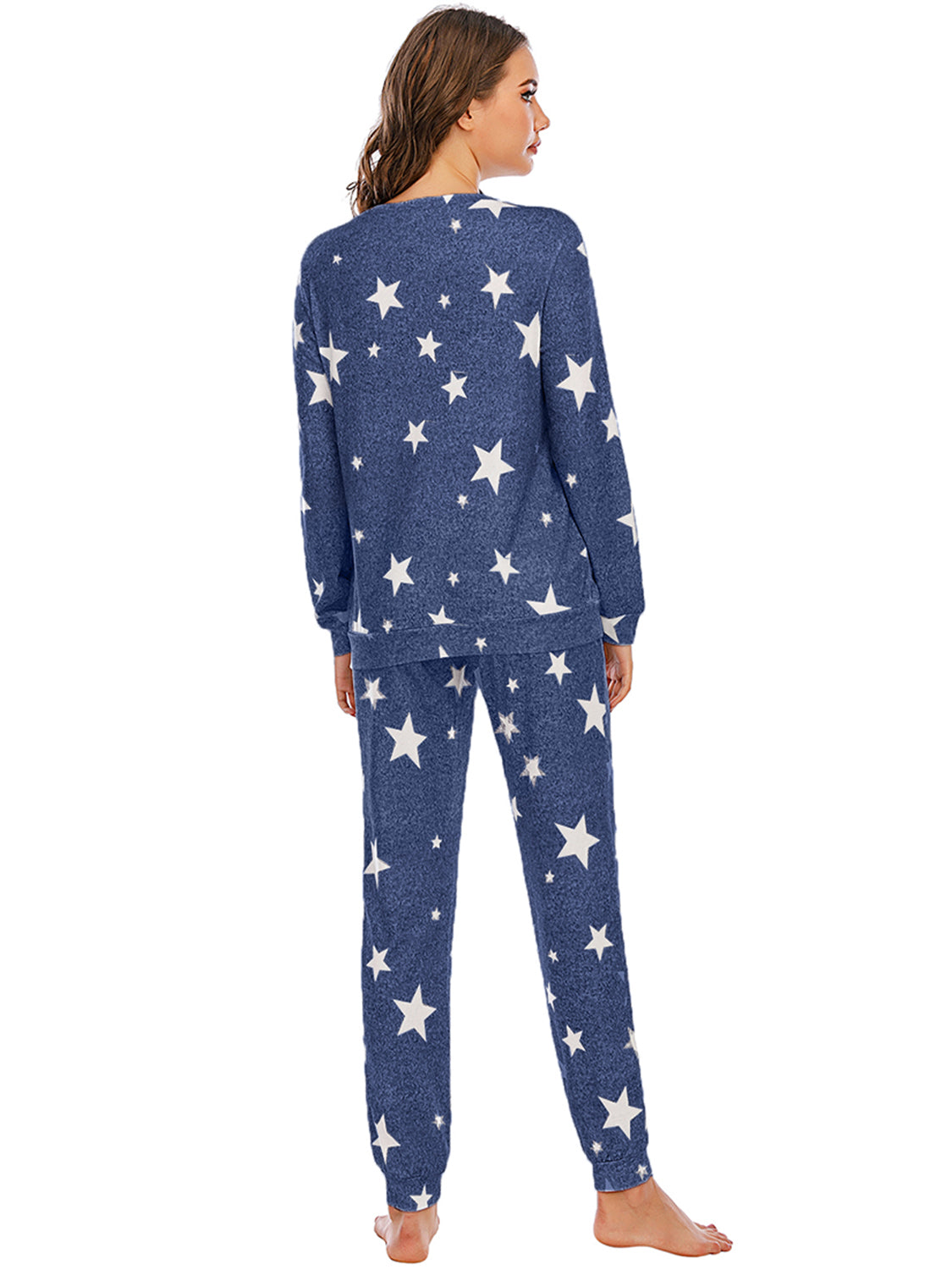 Star Top and Pants Lounge Set - The Boutie Shop